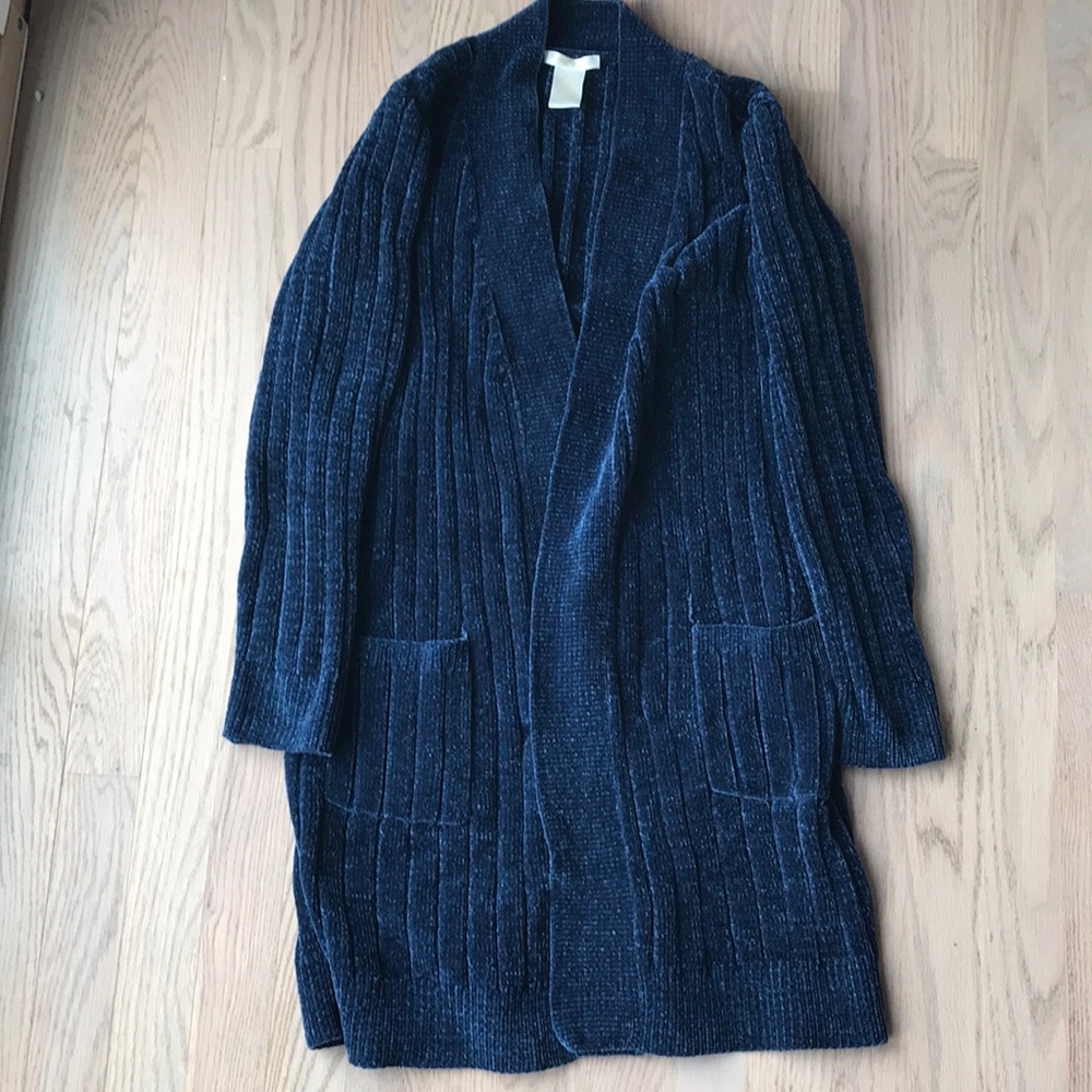 Soft long cardigan sweater
